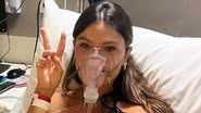 A atriz Isis Valverde é internada após viagem à Itália e desabafa nas redes sociais em cama de hospital: "Meu corpo dizendo para" - Reprodução/Instagram