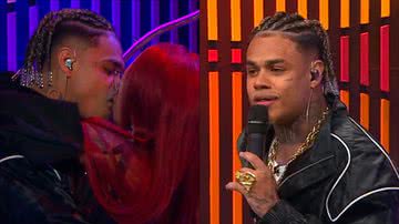 MC Cabelinho assume affair com cantora e dá beijão ao vivo: "Se conhecendo" - Reprodução/Multishow