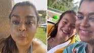 A cantora Preta Gil e neta, Sol de Maria, esbanjam alegria em dia de piscina nas redes sociais: "Muito protetor solar" - Reprodução/Instagram