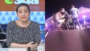 Sonia Abrão fica horrorizada após fã de Leonardo ser jogada do palco: "Absurdo" - Reprodução/RedeTV!