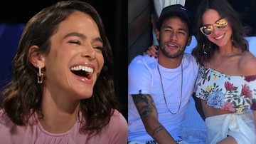 Bruna Marquezine lava a alma com gargalhada para evitar nome de Neymar - Reprodução/YouTube/DiaTV e Reprodução/Instagram