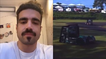 Caio Castro quebra silêncio após perder controle de caminhão e sofrer acidente: "Emoção" - Reprodução/Instagram