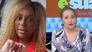 Cariúcha detonou Sonia Abrão ao ver que foi citada mais uma vez pela jornalista na TV - Reprodução/Instagram/RecordTV