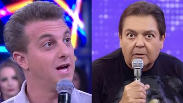 Luciano Huck e Faustão no 'Domingão' - Reprodução: TV Globo