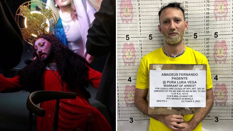 Drag queen é presa após fazer oração vestida de Jesus durante apresentação - Reprodução/Instagram/X