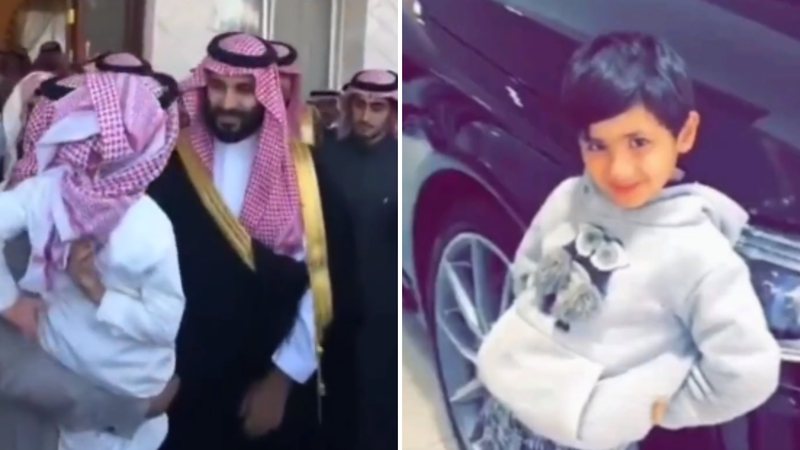 Garotinho pede Mercedes a príncipe saudita e recebe o carro no dia seguinte - Reprodução/X