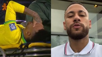 Após lesão gravíssima, Neymar faz desabafo desesperado - Reprodução/TV Globo e Reprodução/Instagram