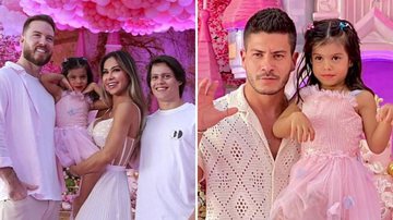 Saiba por que Maíra Cardi e Arthur Aguiar não apareceram juntos no aniversário da filha, Sophia; confira - Reprodução/Instagram