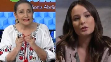 Sonia Abrão massacra Larissa Manoela após convite ignorado: "Maior inimigo" - Reprodução/RedeTV! e Reprodução/Globo