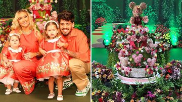 O casal Virginia Fonseca e Zé Felipe transformam Goiânia em ‘Jardim da Disney’ para festa de aniversário de um ano da caçula, Maria Flor; veja - Reprodução/Instagram