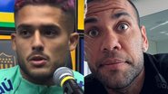 Jogador Yan Couto elogia Daniel Alves e acaba detonado - Reprodução/Twitter e Reprodução/Instagram