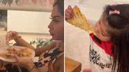 Filha de Maíra Cardi tem reação chocante ao comer pizza pela primeira vez: "Com a mão" - Reprodução/Instagram