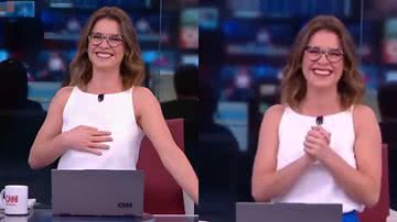 Não segurou! Jornalista da CNN tem crise de riso durante mátéria - Reprodução/CNN Brasil