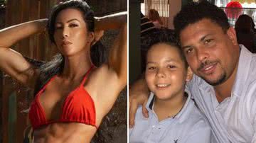 Mãe do filho de Ronaldo Fenômeno passa mal em campeonato de fisioculturismo: "Sem comer" - Reprodução/Divulgação/Instagram