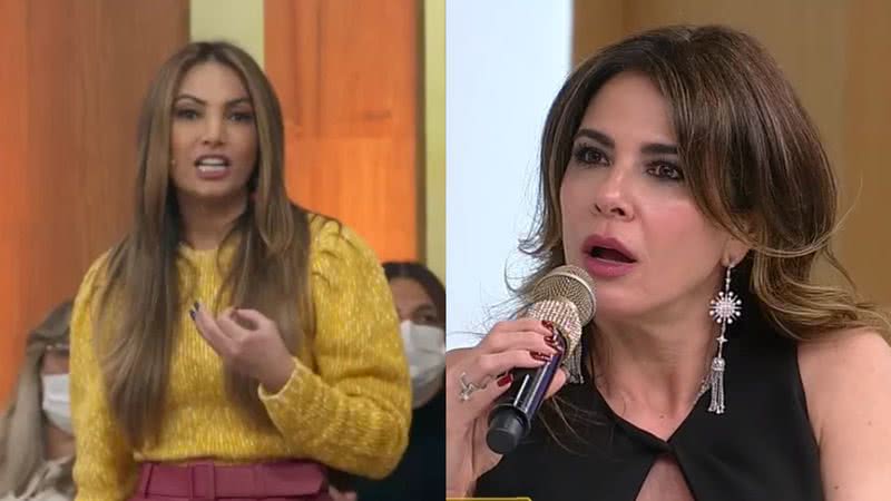 Patrícia Poeta e Luciana Gimenez - Reprodução: TV Globo/RedeTV!