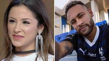 Rolou mesmo? Nathalia Valente confirma encontro com Neymar após acusação do ex - Reprodução/RecordTV