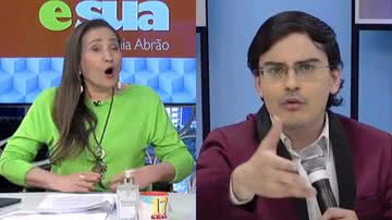 Sonia Abrão rebateu Dudu Camargo durante o A Tarde É Sua - Reprodução/RedeTV!/Rede Meio Norte