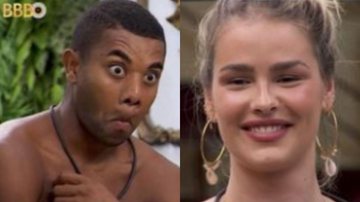 BBB 24: Davi se choca com idade de Yasmin Brunet e web reage: "Carinha de 25" - Reprodução/Globo