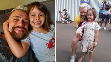 O atleta Vinicius Rodrigues revelou que se arrepende de perder nascimento da filha, Ana Luiza, de sete anos; saiba o motivo - Reprodução/Globo/Instagram