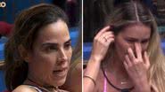 Yasmin Brunet vai aos prantos e é consolada por Wanessa - Reprodução/TV Globo