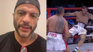 Kleber Bambam falou sobre sua derrota para Popó no Fight Music Show, em São Paulo - Reprodução/Instagram/Combate