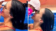 Fofura! Bruna Biancardi curte folia na piscina com Mavie: "Amor da minha vida" - Reprodução/Instagram
