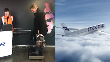 Companhia aérea começa a pesar passageiros antes do embarque - Reprodução/Instagram