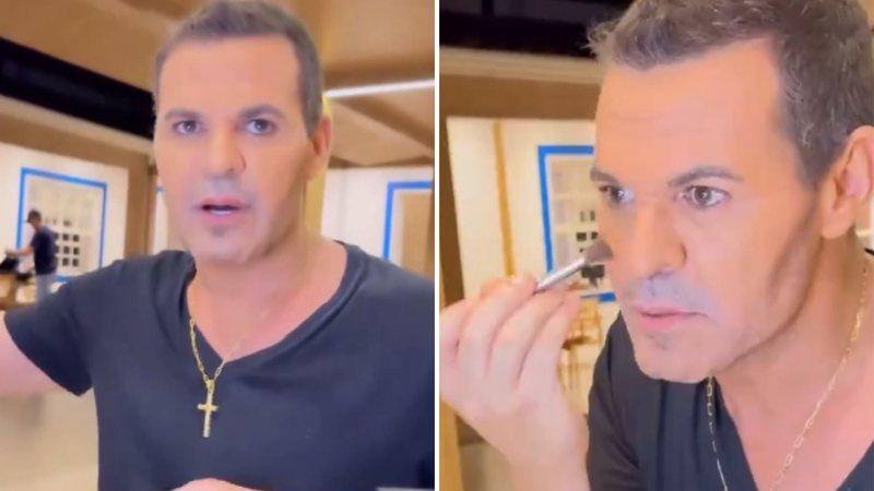 Eduardo Costa reaparece magérrimo enquanto faz maquiagem: "O que ele virou?" - Reprodução/Instagram