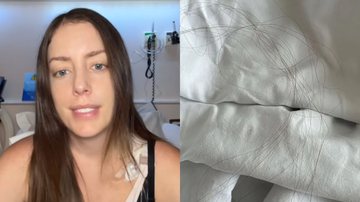 Fabiana Justus mostrou seu cabelo caindo durante o tratamento contra um câncer - Reprodução/Instagram