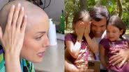 Filhas de Fabiana Justus têm reação emocionante após mãe perder cabelo: "Leve" - Reprodução/Instagram