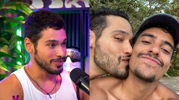 Filho de Antonio Fagundes deixa namorado beijar outros rapazes: "É livre" - Reprodução/YouTube/Instagram