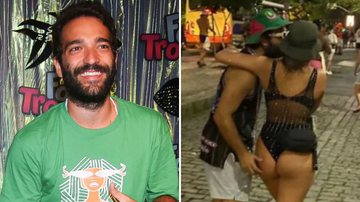 Humberto Carrão é flagrado durante pegação com morena misteriosa no Carnaval - AgNews/Leo Dias