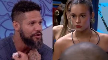 Eliminado do 'BBB 24', Juninho reage ao assistir briga com Alane: "Atacado" - Reprodução/Globo