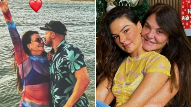 Mãe de Isis Valverde, Rosalba Nable, reata namoro com universitário, Carlos Wanderson; eles têm mais de 20 anos de diferença - Reprodução/Instagram