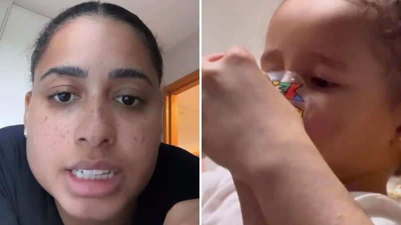 MC Loma defende filha, Melanie, após a pequena provar leite materno de Mirella Santos e rebate críticas das redes sociais: "Insuportáveis" - Reprodução/Instagram