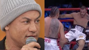 Após vencer luta, Popó detona Bambam no 'Encontro': "Muito chato" - Reprodução/Globo/Combate