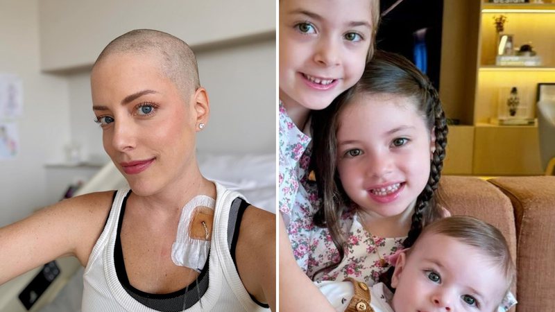 Batalhando contra câncer, Fabiana Justus se declara ao filhos e mostra registro belíssimo - Reprodução/Instagram