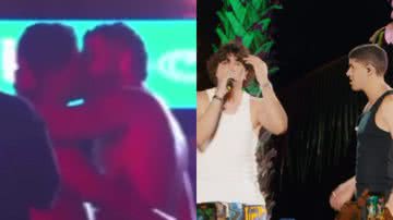 Beijo em show de Nattan e Zé Vaqueiro - Reprodução/ Instagram