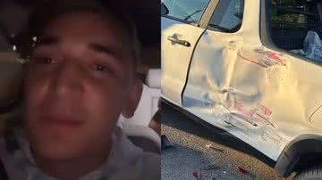 João Gomes sofre acidente de carro e destrói o veículo: "Faltou freio" - Reprodução/Instagram