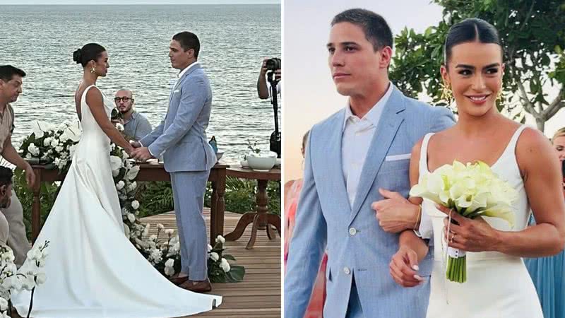 Na tarde deste sábado (16), a influenciadora Mari Saad e o ator Rômulo Arantes Neto realizam casamento luxuoso na Bahia; confira imagens - Reprodução/Instagram