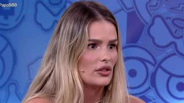 Yasmin Brunet no Bate-Papo BBB - Reprodução/ TV Globo