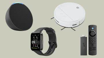 Echos, robô aspirador, smartwatch e muitos outros itens incríveis em oferta - Reprodução/Amazon