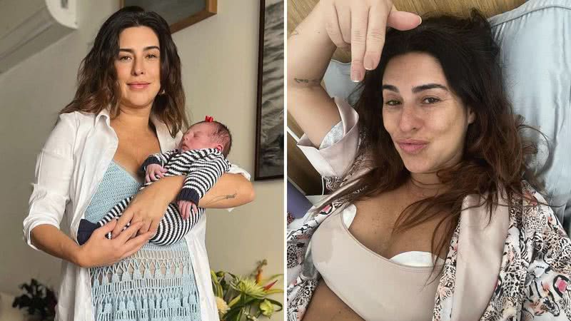 A apresentadora Fernanda Paes Leme expõe como sua vida mudou após oito dias vivendo a maternidade; veja - Reprodução/Instagram