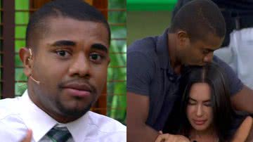 Ao vivo, Davi esclarece relação com Isabelle após medo da mulher: "Trair" - Reprodução/TV Globo