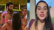 BBB 24: Deniziane reage após Matteus assumir desejo por Isabelle - Reprodução/TV Globo e Reprodução/Instagram