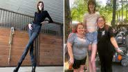 Mulher com as 'maiores pernas do mundo' expõe dificuldades causadas pela altura - Reprodução/Instagram