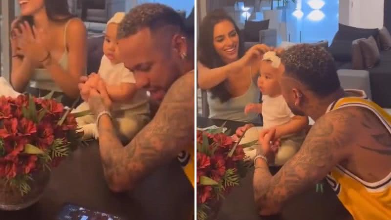 Neymar é detonado por atitude durante celebração de 6 meses da filha - Reprodução/Twitter