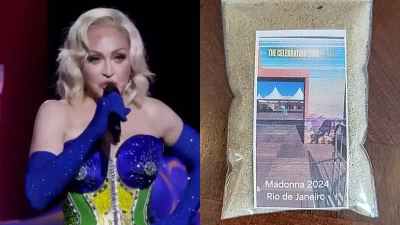 Areia do show de Madonna em Copacabana é colocada à venda; saiba o valor! - Reprodução/Instagram