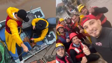 Barco de MC Gui afunda em enchente durante resgate no RS: "Senti na pele" - Reprodução/Instagram