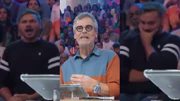 Carlinhos de Jesus causou reações em homem da plateia do Domingão com Huck - Reprodução/Globo
